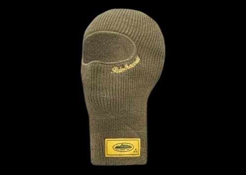 Corteiz Knit Balaclava Army Green