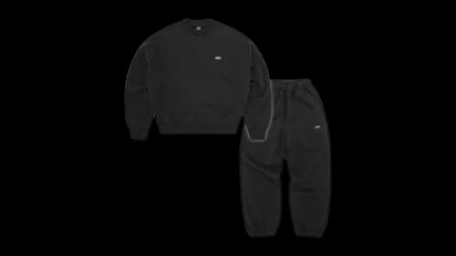 Corteiz Mini Island Crewneck Tracksuit Black