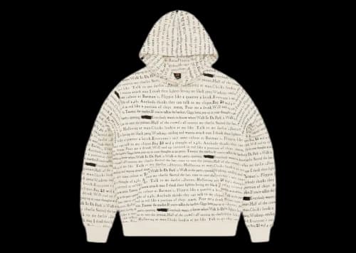 Corteiz National Anthem Hoodie Natural