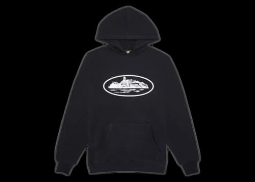 Corteiz OG Alcatraz Hoodie Black