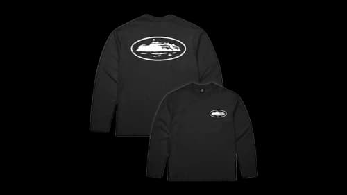Corteiz OG Island LS Tee Black