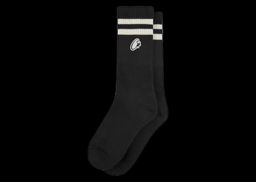 Corteiz Patch Socks Black/White