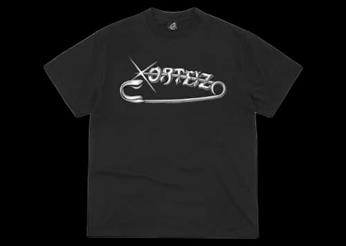 Corteiz Safety Pin Tee Black