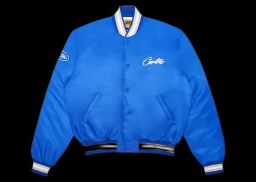 Corteiz Stadium Jacket Blue