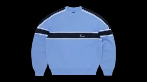 Corteiz Turismo Knit Sweater Baby Blue
