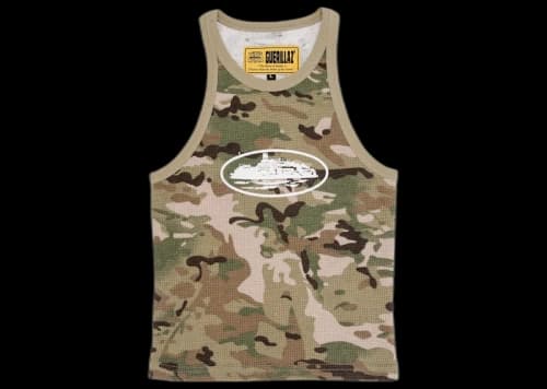 Corteiz Womens Guerillaz Tank Top Dutty Camo