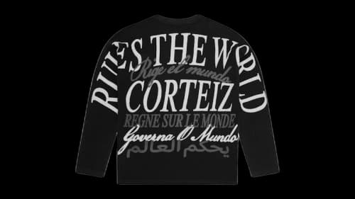 Corteiz Worldwide Waffle Thermal Black
