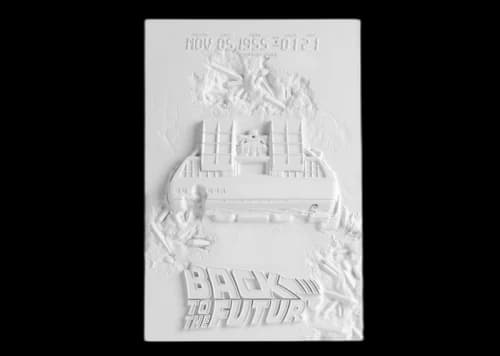 Daniel Arsham Eroded Movie Poster (Edition of 500) White