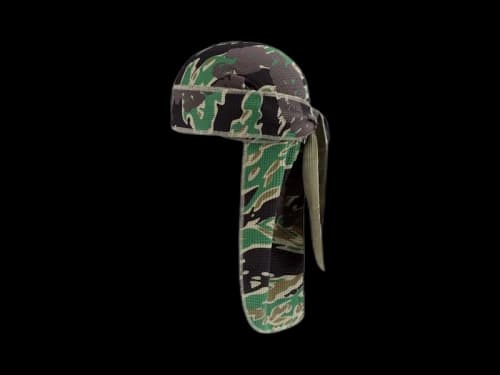 Denim Tears Cotton Wreath Durag Green Camo