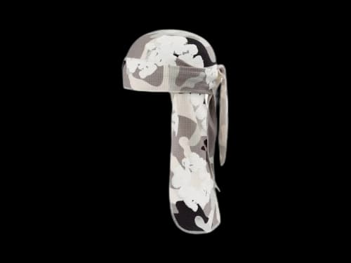 Denim Tears Cotton Wreath Durag White Camo