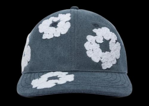 Denim Tears Cotton Wreath Dyed Cap Navy