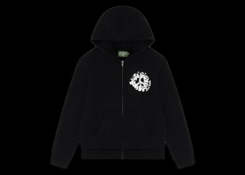 Denim Tears Denim University Zip Hoodie Black/White