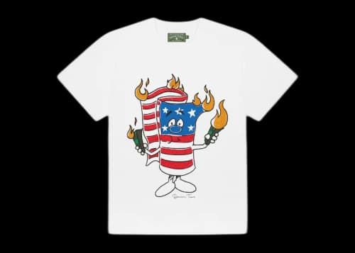 Denim Tears Firecracker Tee White