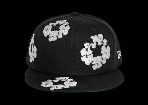 Denim Tears New Era Cotton Wreath 59/50 Cap Black