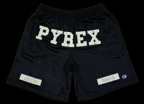Denim Tears Pyrex Tears Shorts Black