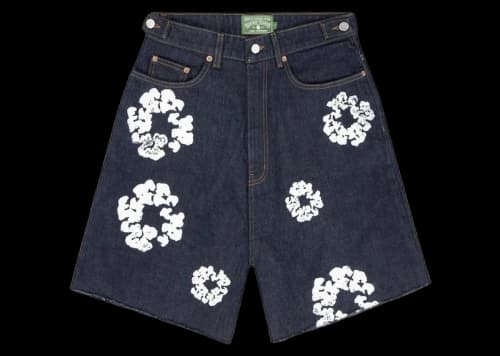 Denim Tears The Cotton Wreath Jean Short Selvedge
