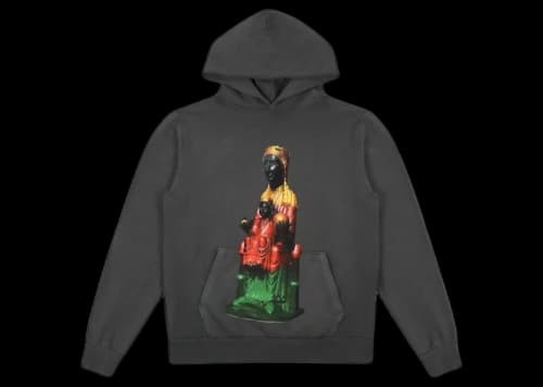 Denim Tears Trinity Mary Hoodie Black