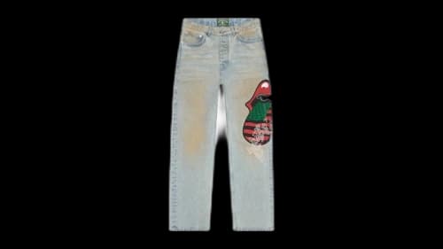 Denim Tears x Rolling Stones AOP Denim Pant Blue