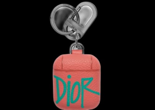 Dior And Shawn Airpods Case Pink/Green