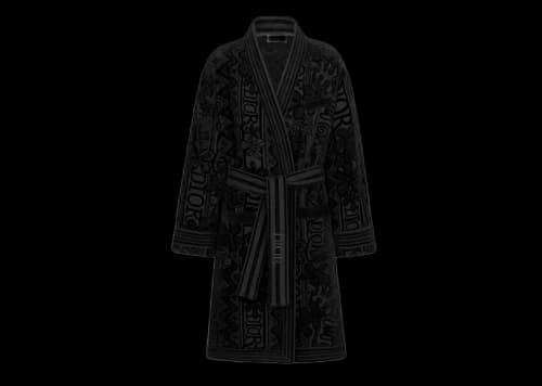 Dior And Shawn Bath Robe Black