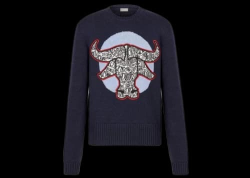 Dior And Shawn Sweater Navy Blue