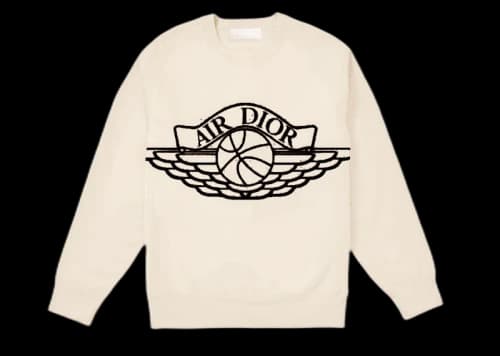 Dior x Jordan Wings Sweater Natural