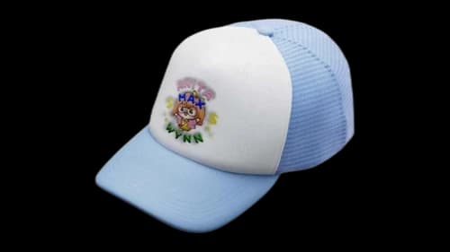 Drake Anita Max Win Trucker Hat White/Blue