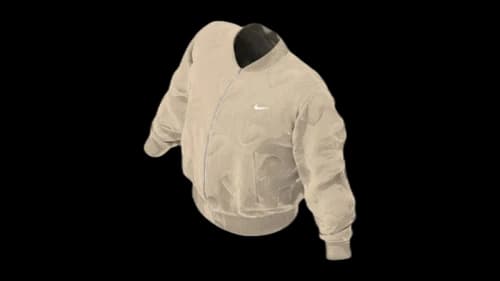 Drake Certified Lover Boy Heart Puffer Jacket Creme