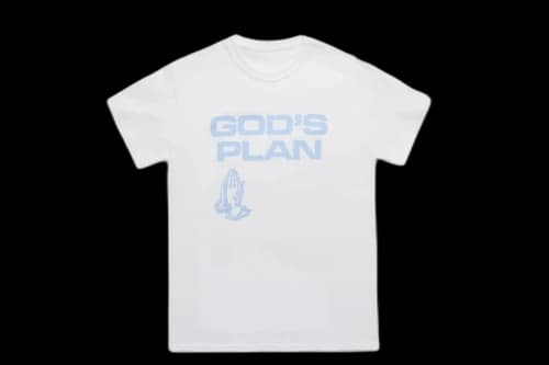 Drake God's Plan T-shirt White