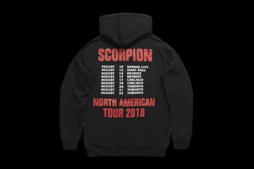 Drake Scorpion North American Tour Hoodie Black