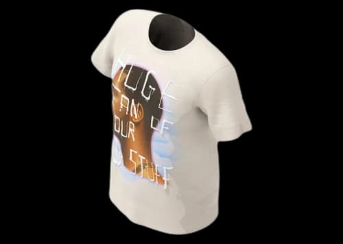 Drake NWTS Huge Fan Tee Cream