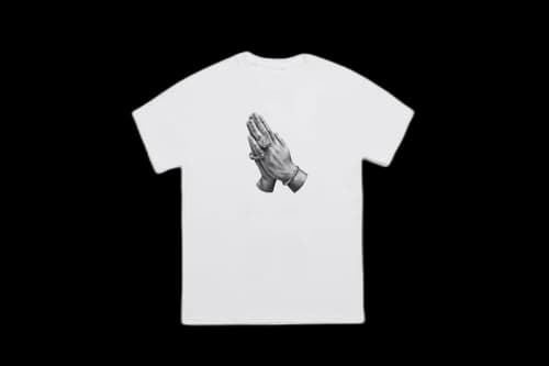 Drake Prayer Hands T-shirt White