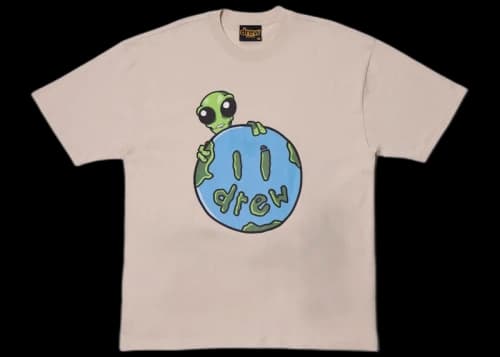 drew house allen the alien ss tee beige