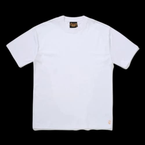 drew house basic tee white