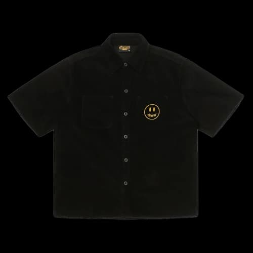 drew house corduroy shirt black