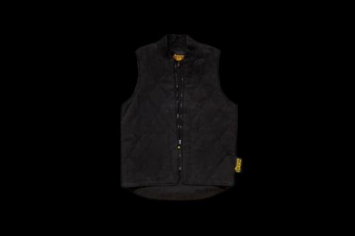 drew house cotton ripstop mascot vest black