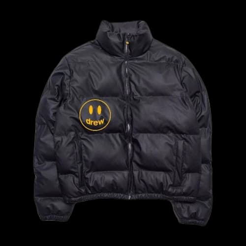 drew house mascot puffer jacket black