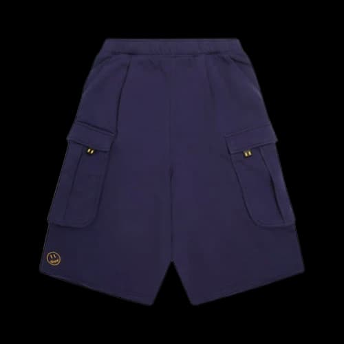 drew house oversized cargo sweatshort navy