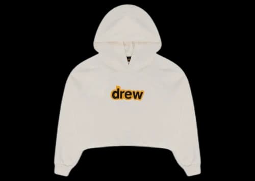 drew house secret cropped hoodie off white