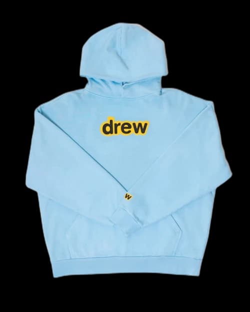 drew house secret hoodie sea blue