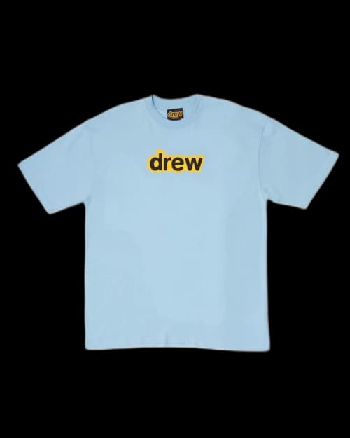 drew house secret ss tee sea blue