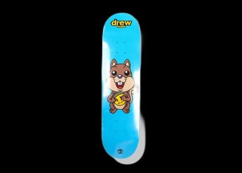 drew house Squirrel Skate Deck Blue