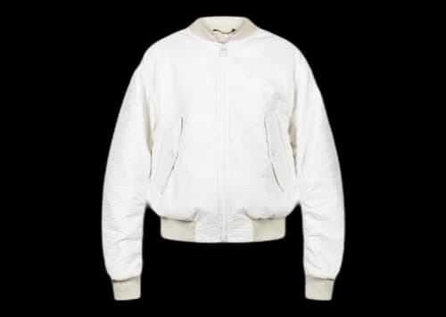 Dries Van Noten Vellow Bomber Jacket White
