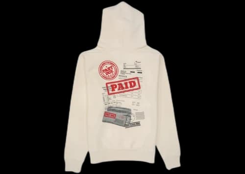 DropX™ Exclusive: CashNasty Bills Paid Hoodie Bone