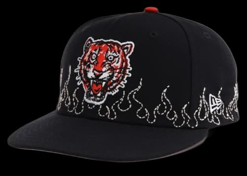 DropX™ Exclusive: Loso x Detroit Sashiko Fitted Hat Navy