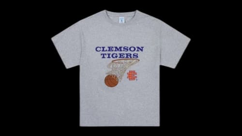 Eric Emanuel EE Basic Clemson University T-Shirt Grey