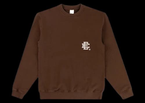 Eric Emanuel EE Basic Crewneck Brown/White