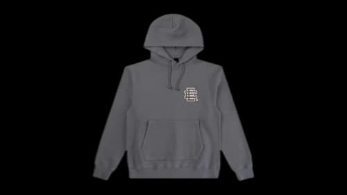 Eric Emanuel EE Basic Hoodie Charcoal/Brown