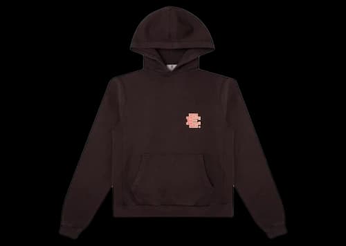 Eric Emanuel EE Basic Hoodie Chocolate/Pink