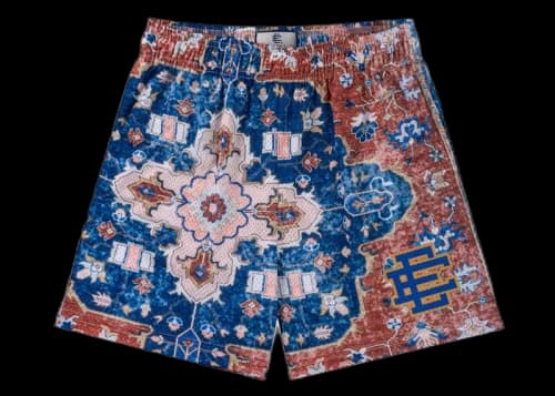 Eric Emanuel EE Basic Rug Print Short White/Navy
